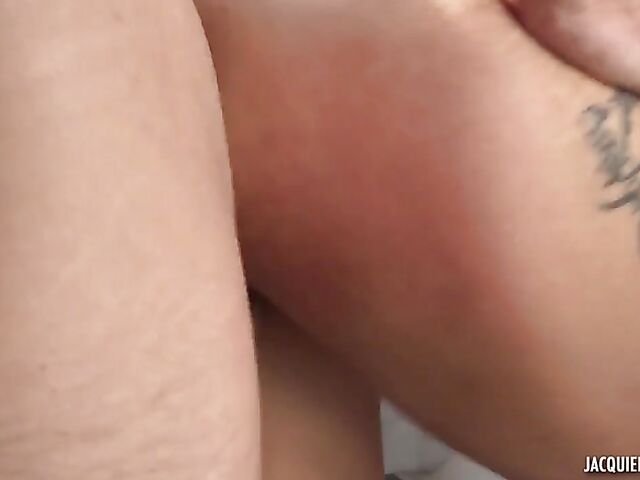 Candy & Tony - French tattooed girl with glasses anal fucked