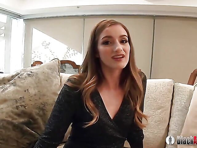 White chick Nadia Noja craves black cock