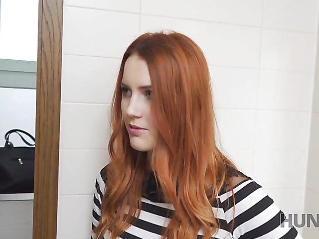 POV cuckold session with Czech redhead Charlie Red