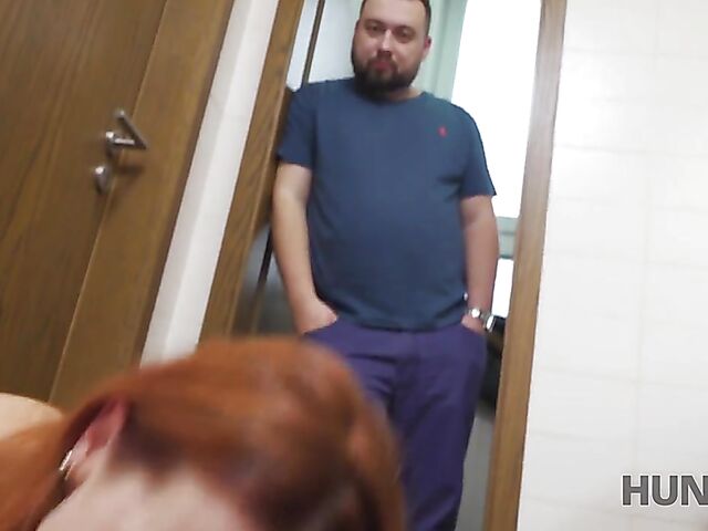 POV cuckold session with Czech redhead Charlie Red