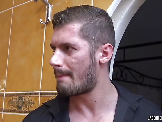 Bathroom sex after shower with tattooed Alya