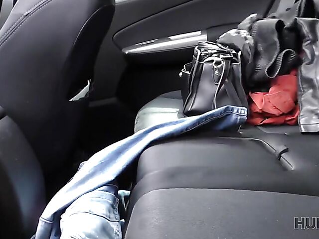 Sex in car and outside with Czech babe Victoria Daniels