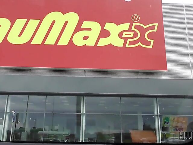 Sex in car and outside with Czech babe Victoria Daniels