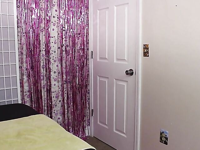 Interracial massage with busty asian Maxine X sharing a black cock with her red-haired latina friend