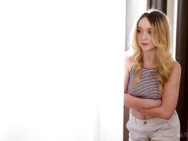 Katie Morgan lesbian spanking threesome with Aften Opal and Nikole Nash