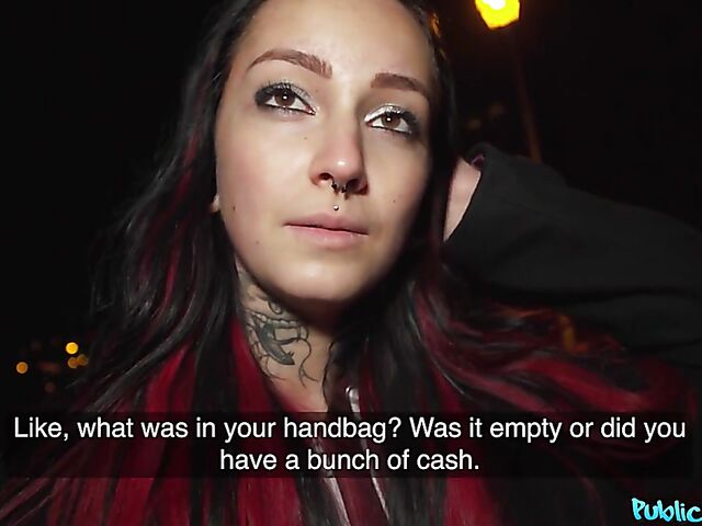 Sex for money is okay for tattooed Czech slut Sharlotte Thorne