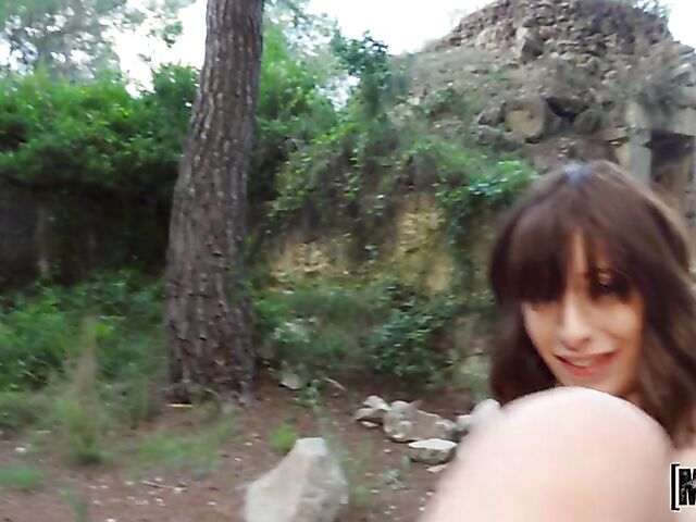 POV outdoor anal in Barcelona with Silvia Soprano