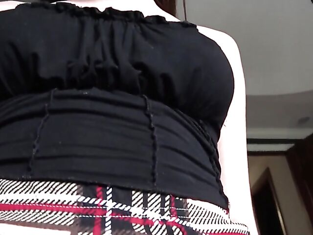 Short skirt sex POV with naughty girl Fiona Frost