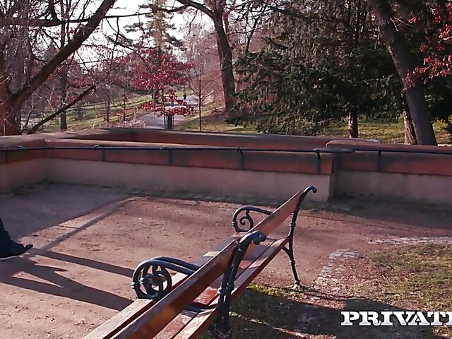 Black cock DP and interracial anal creampie for Adelle Sabelle