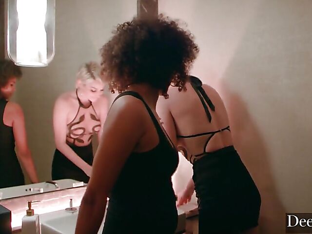 Alina Ali & Skye Blue - Kinky interracial threesome dream