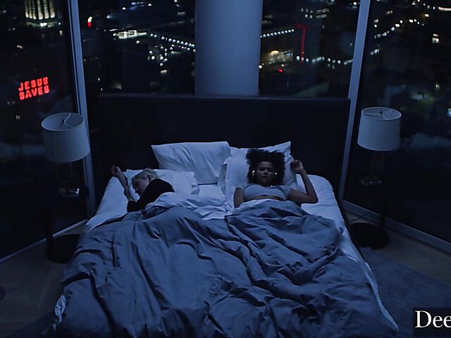 Alina Ali & Skye Blue - Kinky interracial threesome dream