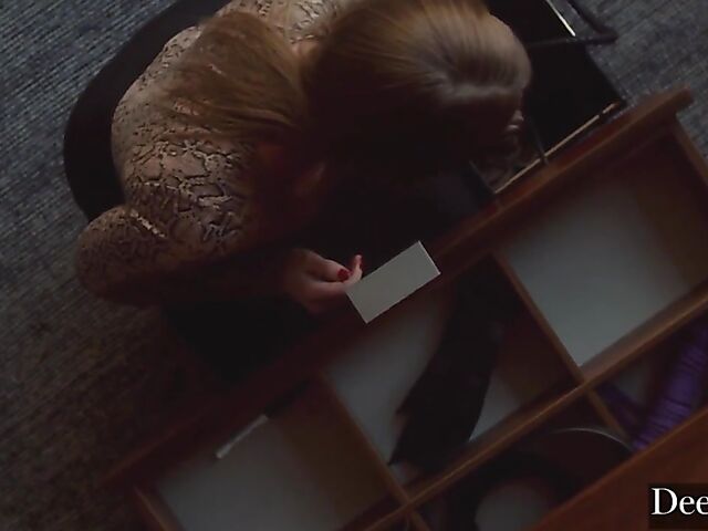 Kinky interracial sex in latex boots and gloves with Blake Blossom