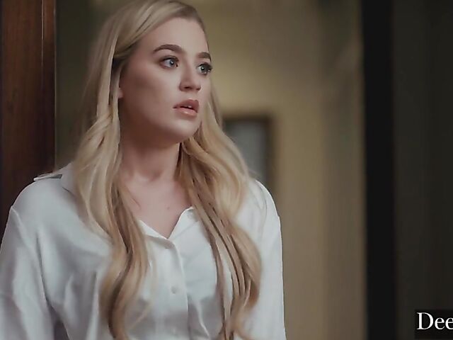 Kinky interracial sex in latex boots and gloves with Blake Blossom