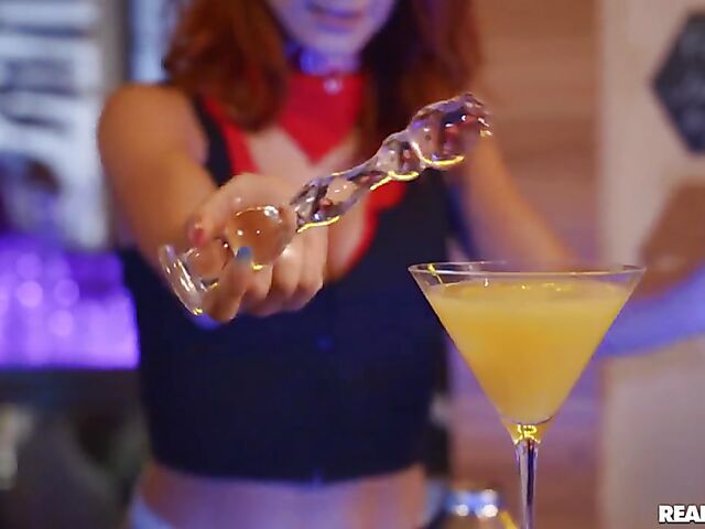 Bar anal with smoking hot barmaid Veronica Leal