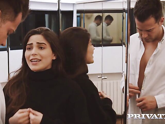 Tiny tits Spanish babe with a tight ass Ariana Van X gets fucked in her pussy