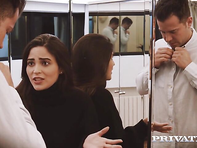 Tiny tits Spanish babe with a tight ass Ariana Van X gets fucked in her pussy