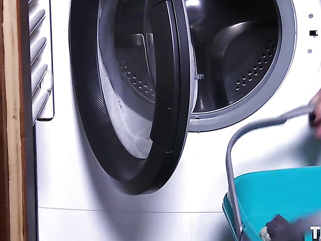 Solo nipple play with clothespins makes Dolly Diore horny