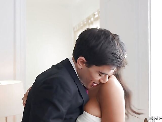 Double the busty latina on the wedding day with Katrina Moreno and Sheila Ortega