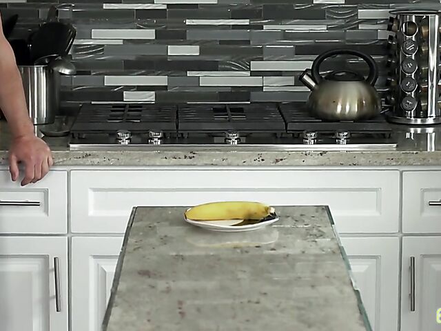 His blonde step sister Paris White is fuckable in her ripped leggings