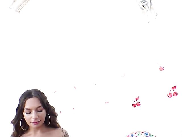 Nice ass anal in anal in purple stockings with April Olsen