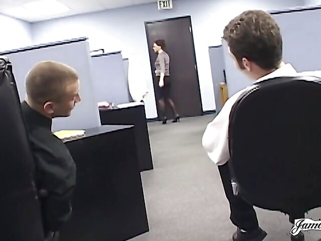 Office DP with horny secretary Samantha Sin