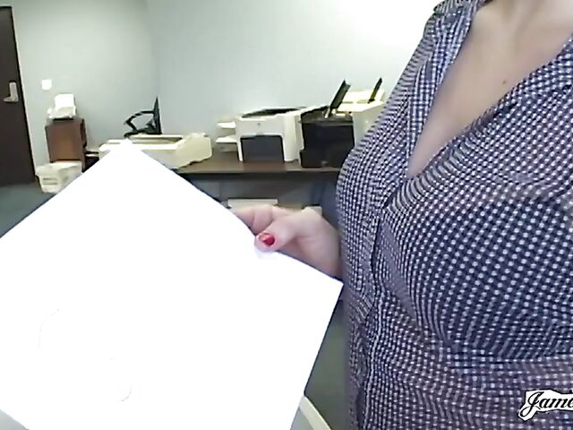 Office DP with horny secretary Samantha Sin