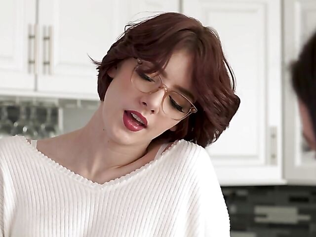 Small tits lesbian lovers Lena Anderson and Whitney Wright