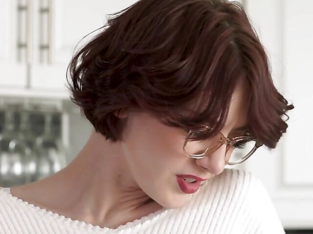 Small tits lesbian lovers Lena Anderson and Whitney Wright