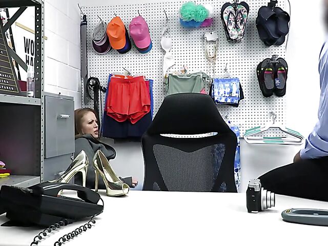 Carmen Valentina - Shoplifter MILF BBC interrogation