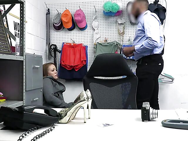 Carmen Valentina - Shoplifter MILF BBC interrogation