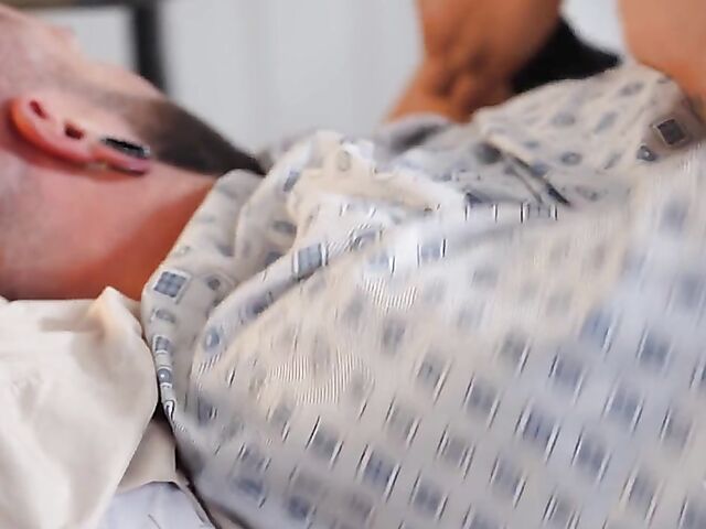 Cock in ass therapy from shemale nurse Candice Kane