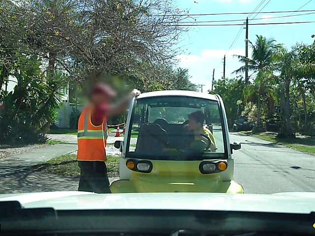 Adalind Gray - Girl with short hair POV in the golf cart