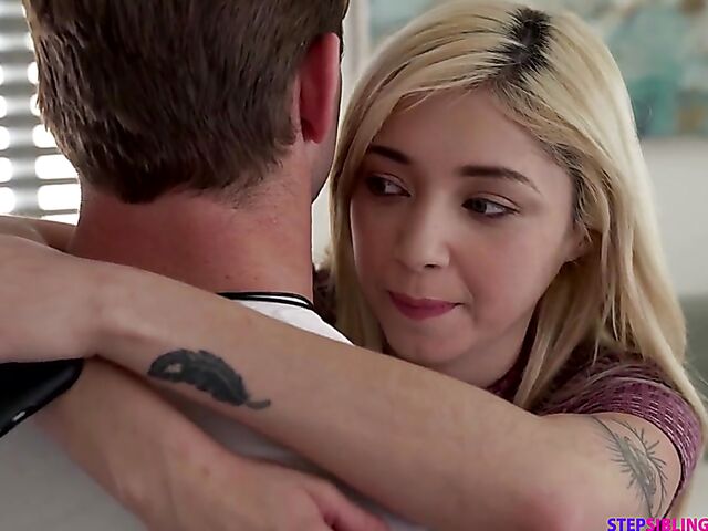 Lily Larimar & Sia Lust - Two teens threesome with one lucky guy