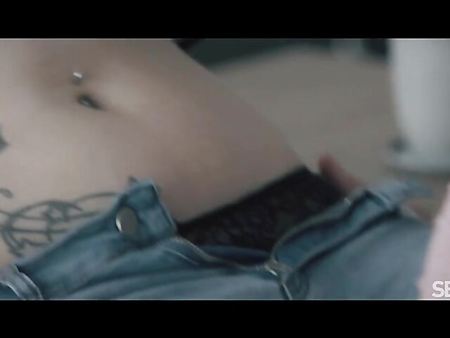 Hot sex moments with sensual brunette Melany Mendes