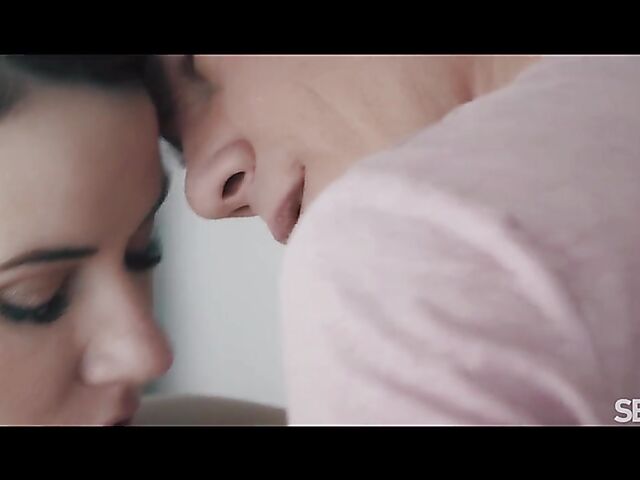 Hot sex moments with sensual brunette Melany Mendes