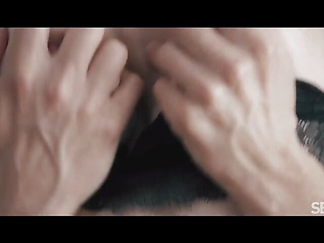 Hot sex moments with sensual brunette Melany Mendes