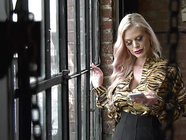 Huge tits MILF boss Casca Akashova is horny on a rainy day