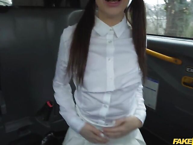 Fake taxi teen Jenny Doll has a sweet pussy