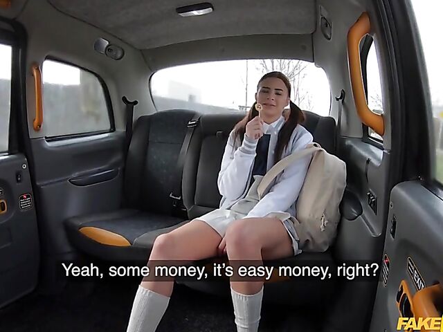 Fake taxi teen Jenny Doll has a sweet pussy