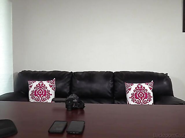 Cute blonde casting experience featuring 21-year-old Scarlett