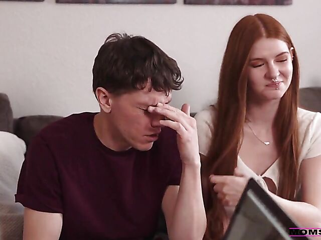 Aiden Ashley & Jane Rogers - Teen couple and hot stepmom threesome