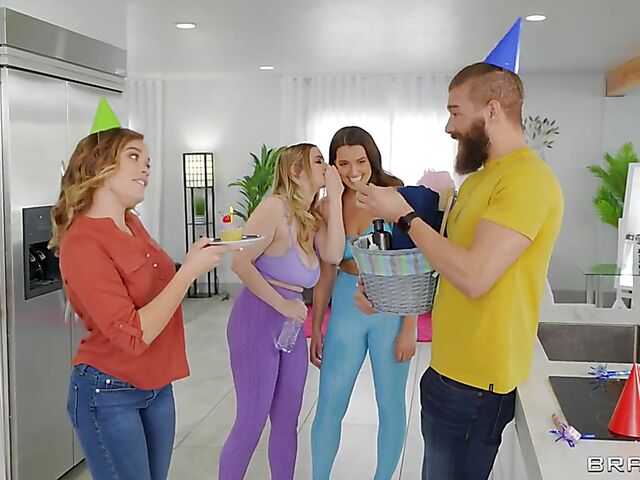 Codi Vore's big natural tits in a threesome with Nolina Nyx and Xander Corvus