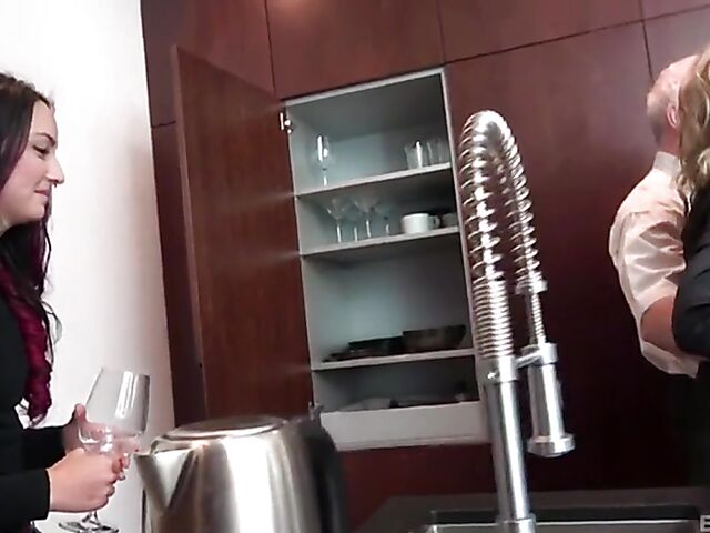 Old and young compilation of dirty experienced couples teaching teens