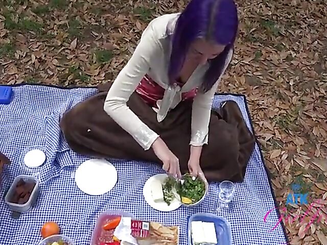 Virtual date with naughty ATK girlfriend Lily Adams