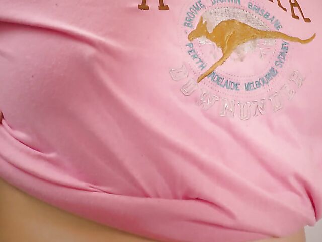 Katie Gee - Aussie blonde with pigtails masturbation solo