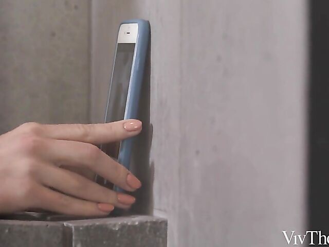 Slender lesbian babes Angelika Greys and Mary Rock feel playful