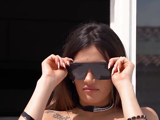 Hot Spanish threesome with lustful brunette Penelope Cross