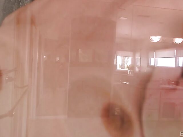 Wet and wild shower fuck with Kasey Warner