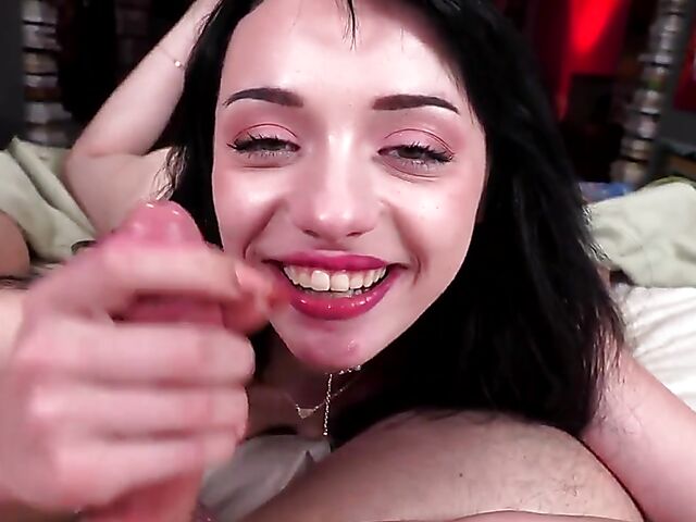 Cecelia Taylor - Brunette teen POV style fuck video