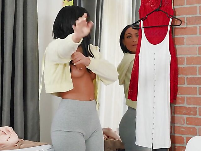 Bunny Colby & Mila Monet - Lesbian babes without clothes